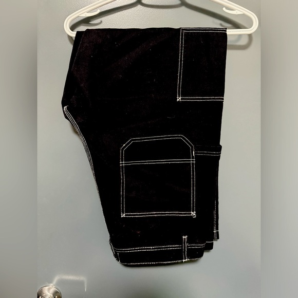 Black pants with white stitch detail size 34 - Picture 4 of 4